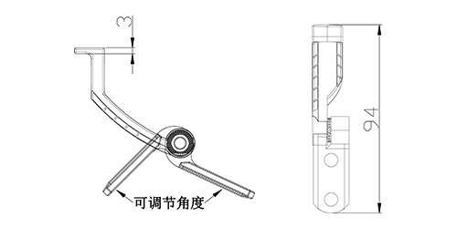 V剎可調燈架